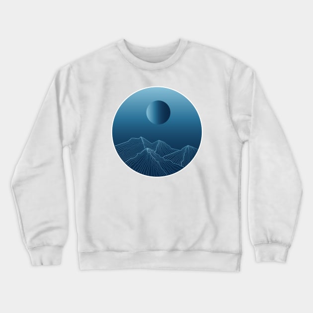 Blue sky Crewneck Sweatshirt by Itsme Dyna